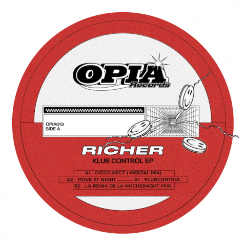 ( OPIA 013 ) RICHER - Kulb Control EP ( 12" ) OPIA Records